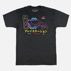 Sony PlayStation Black Graphic T-Shirt
